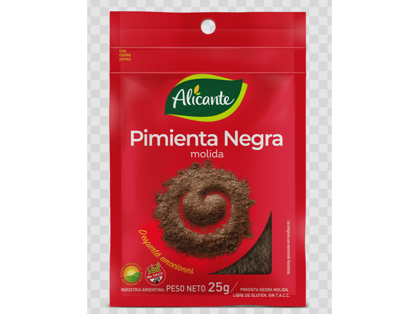 Pimienta Negra Molida 25G Sin t.a.c.c