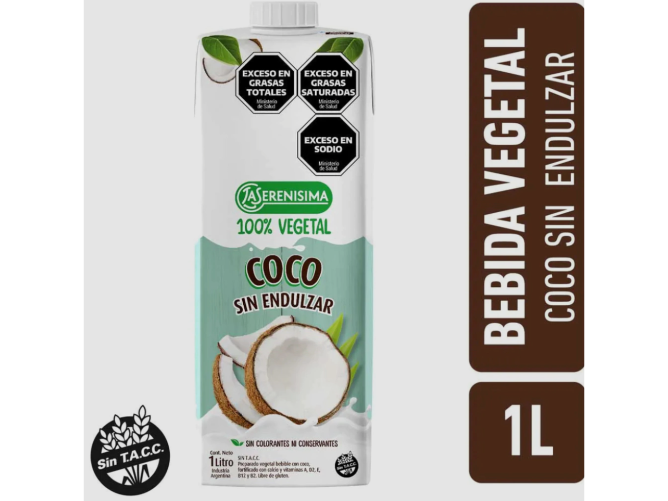 La serenisima Coco sin azúcar