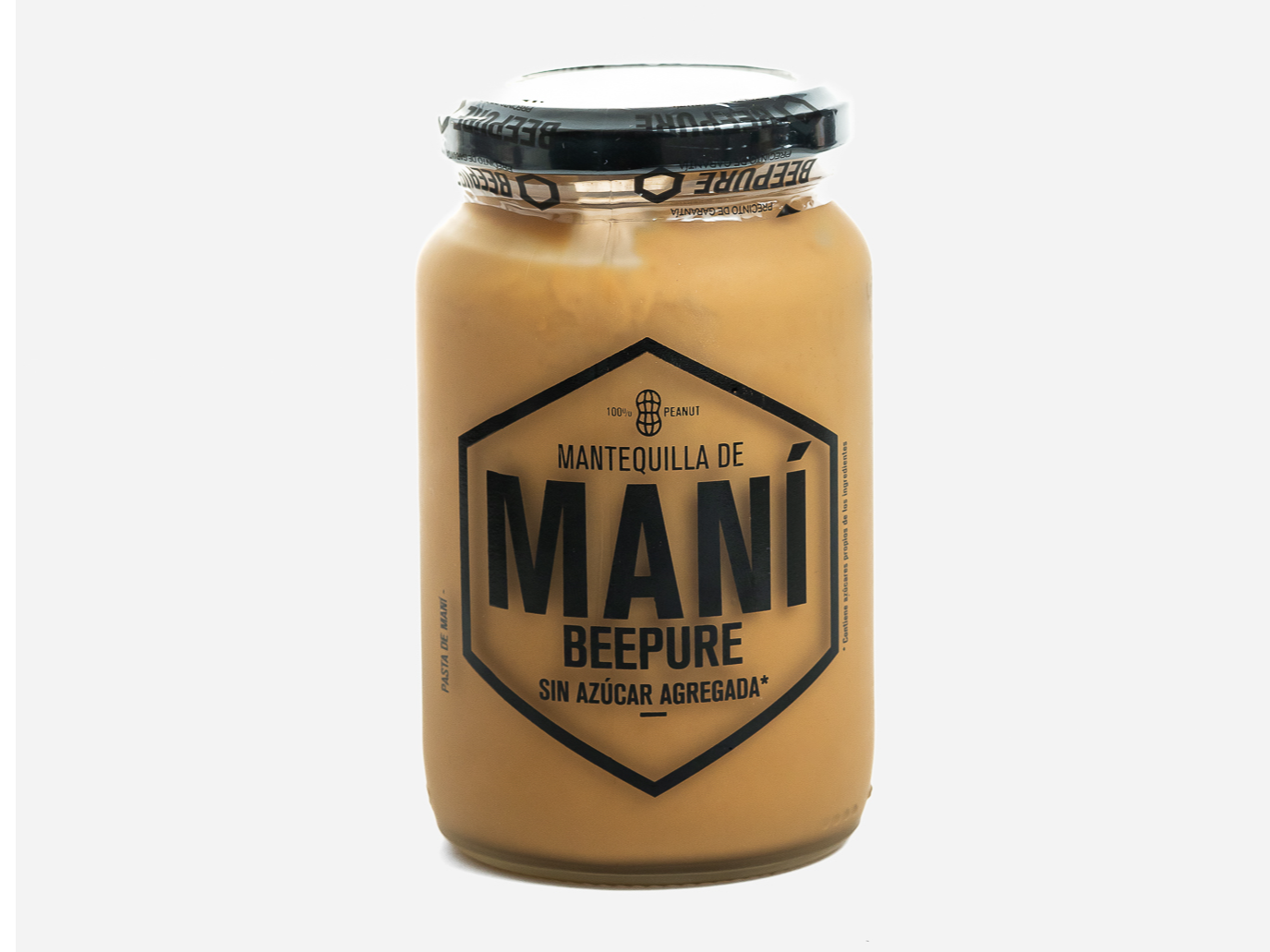 Mantequilla de maní Beepure SIN AZUCAR 400gr