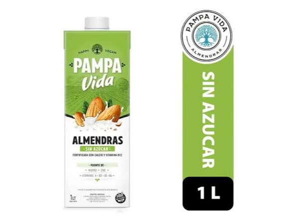 Leche de Almendras "Pampa Vida" Sin Azucar