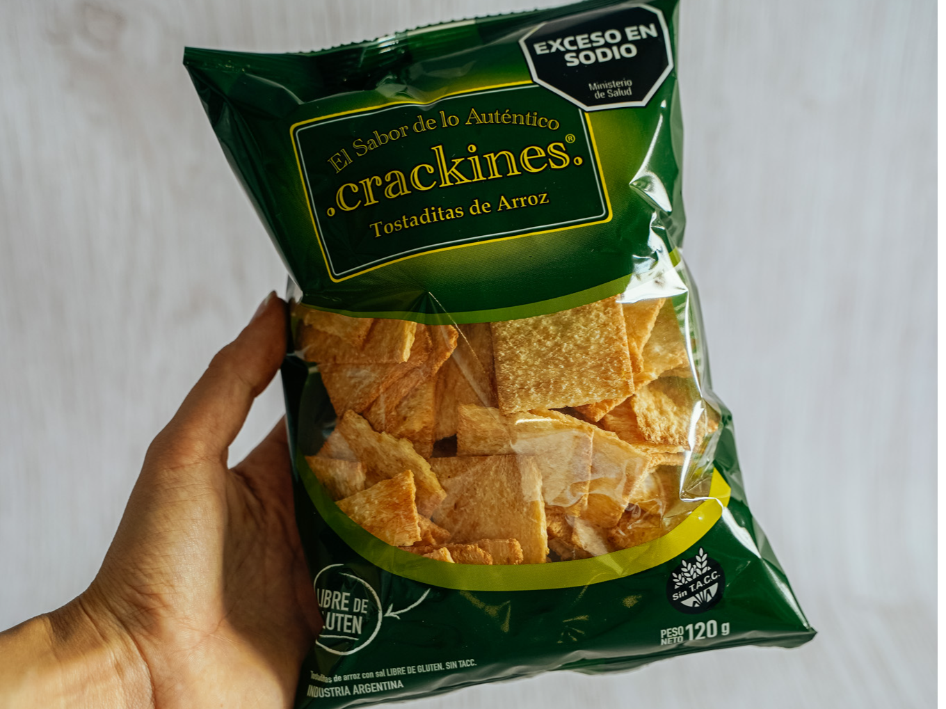 Tostadita de Arroz SIN TACC "CRACKINES" - 120gr