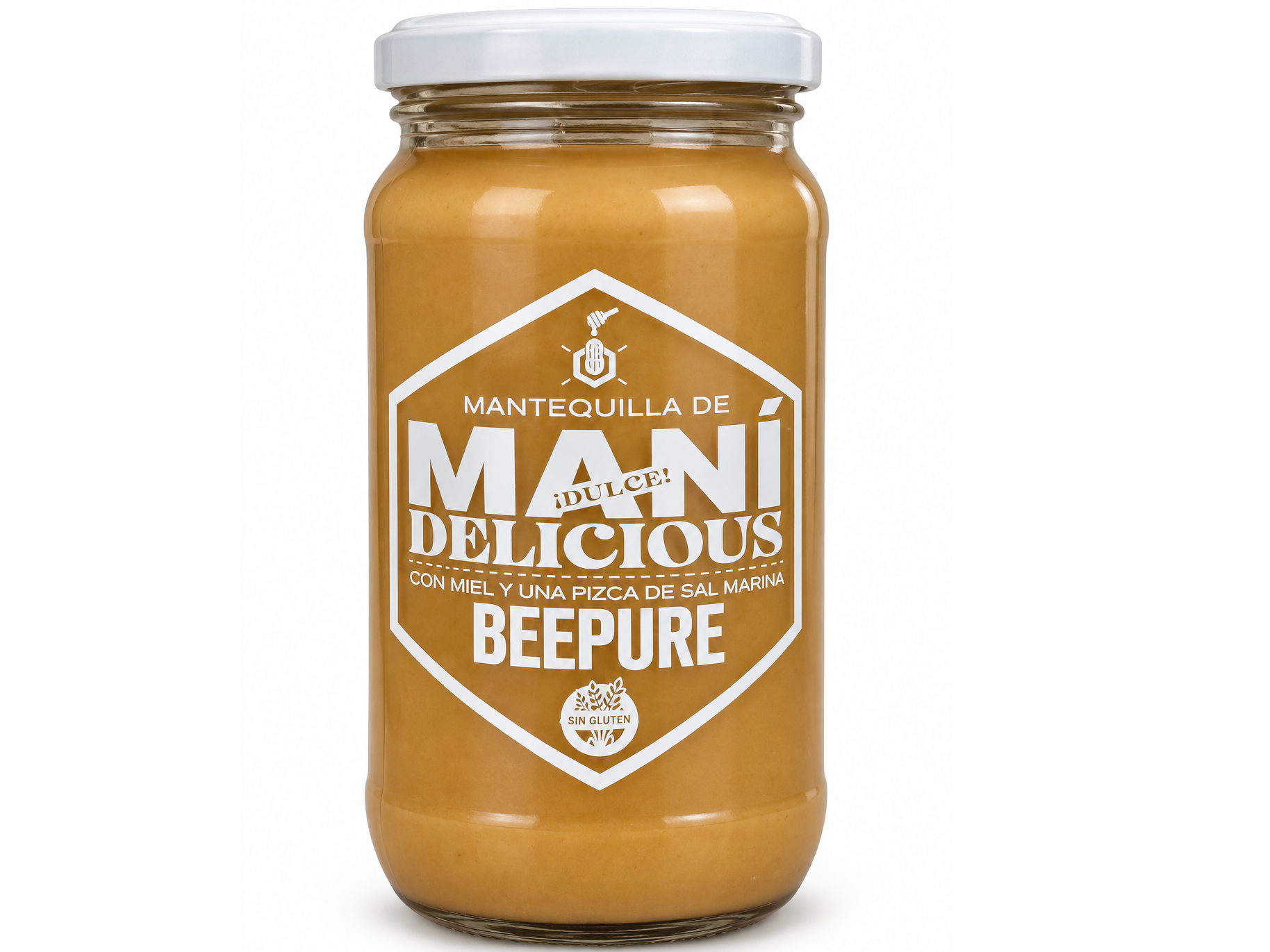 Mantequilla de mani Beepure DELICIOUS 350GRS