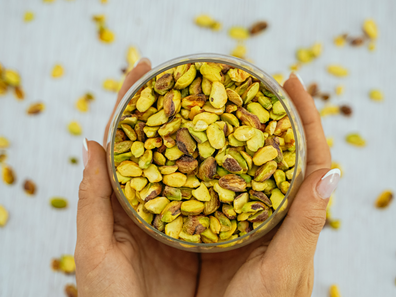 Pistachos pelados naturales partidos