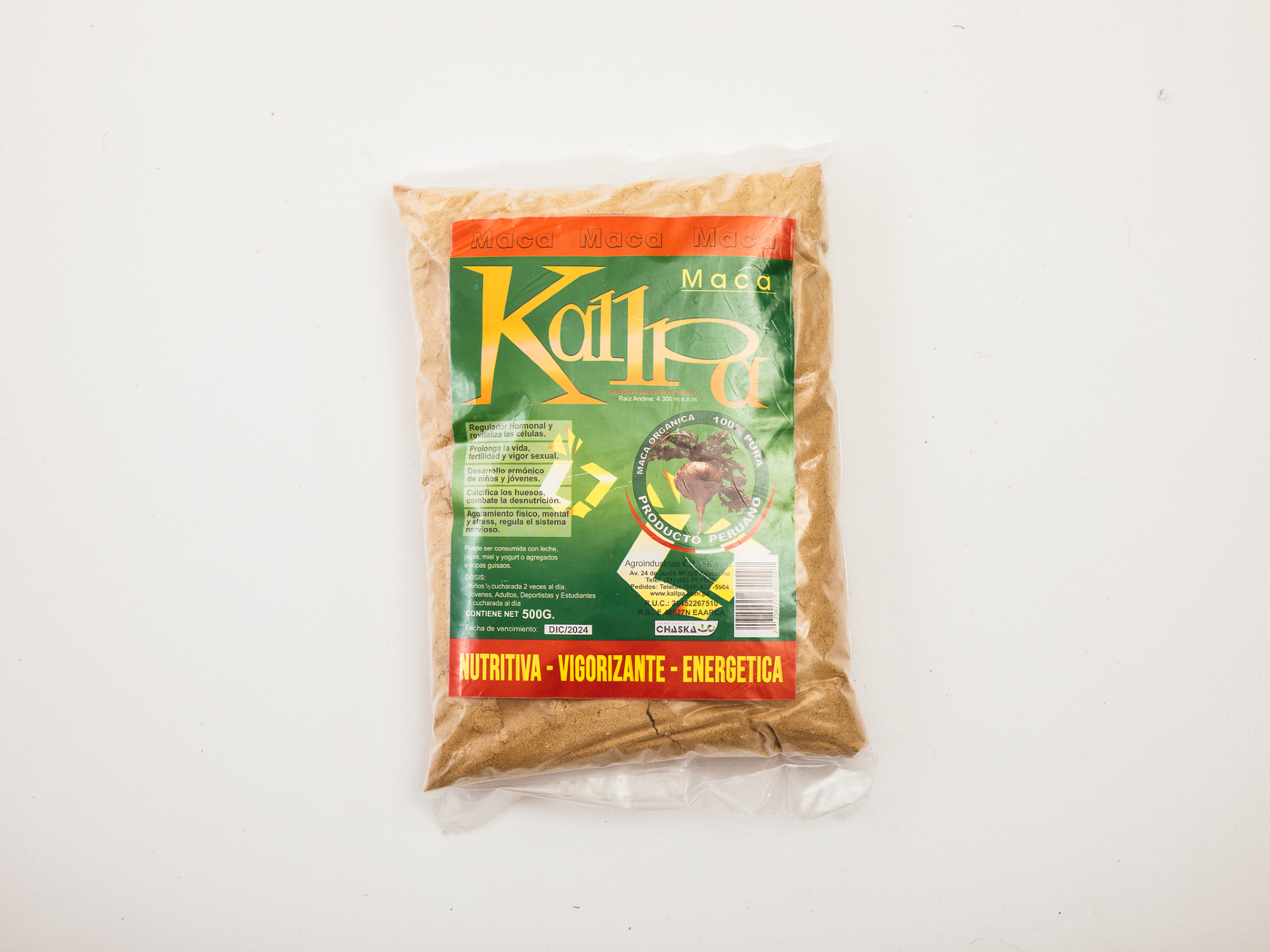 Maca Peruana 500 grs