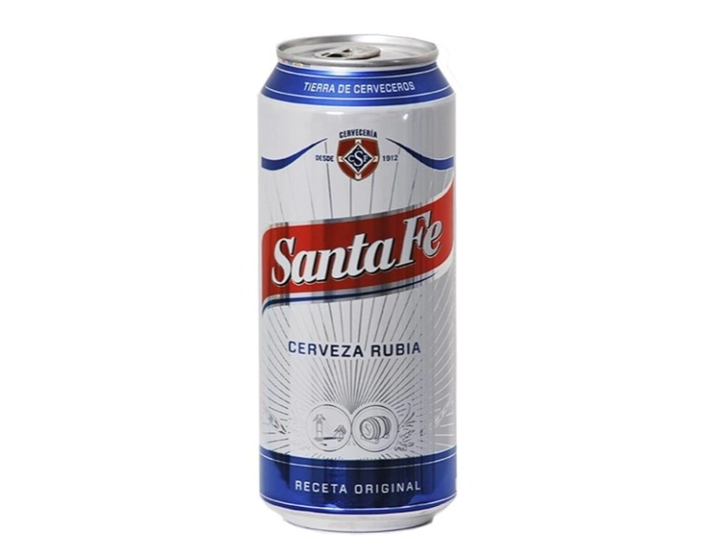 Lata cerveza Santa Fe