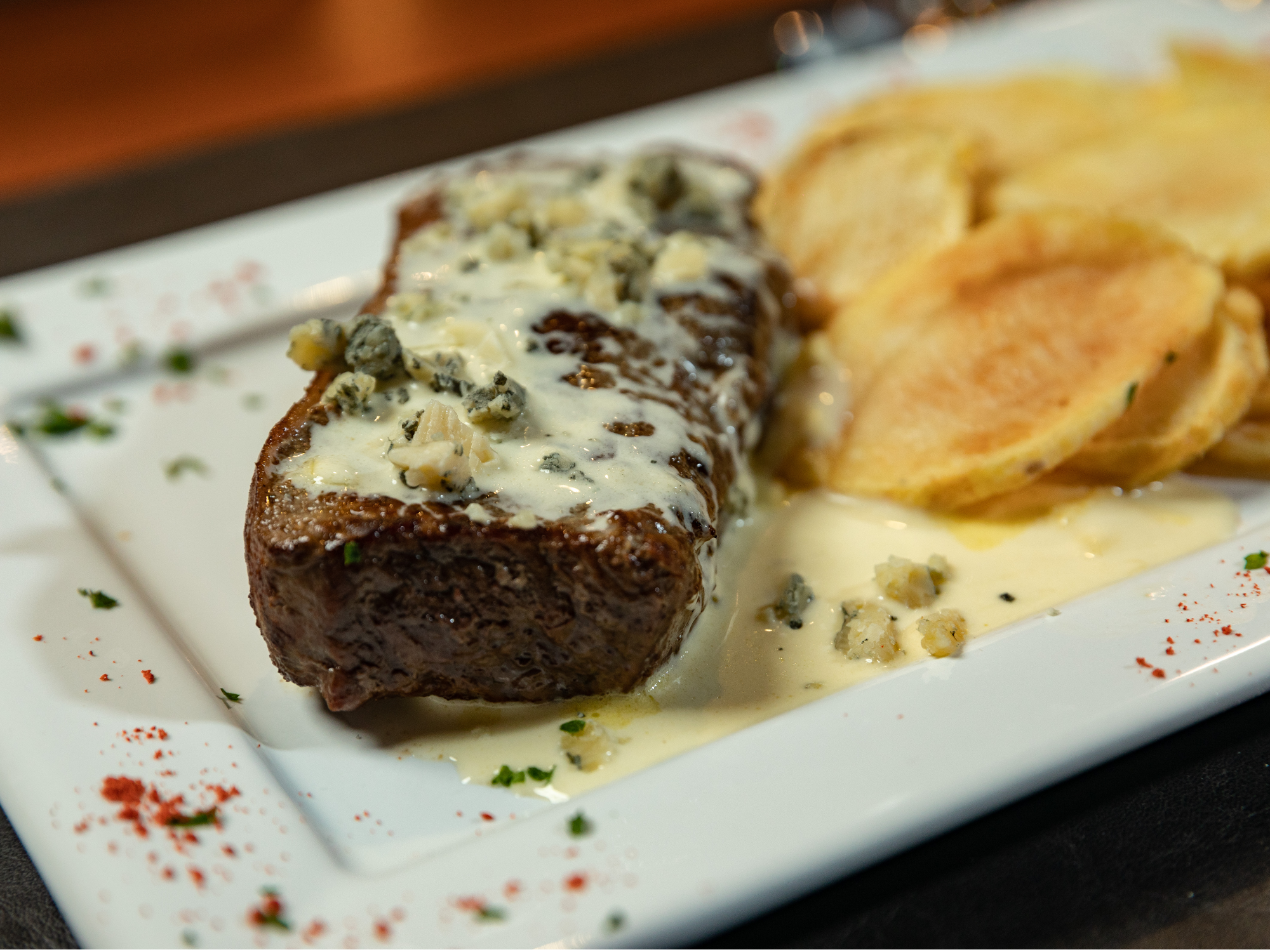 Ojo de Bife al Roquefort