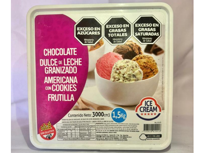 Helado de Cuatro Sabores