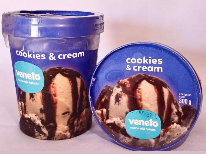 Helado de Cookies & Cream