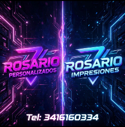 Logo Rosario impresiones y Personalizados