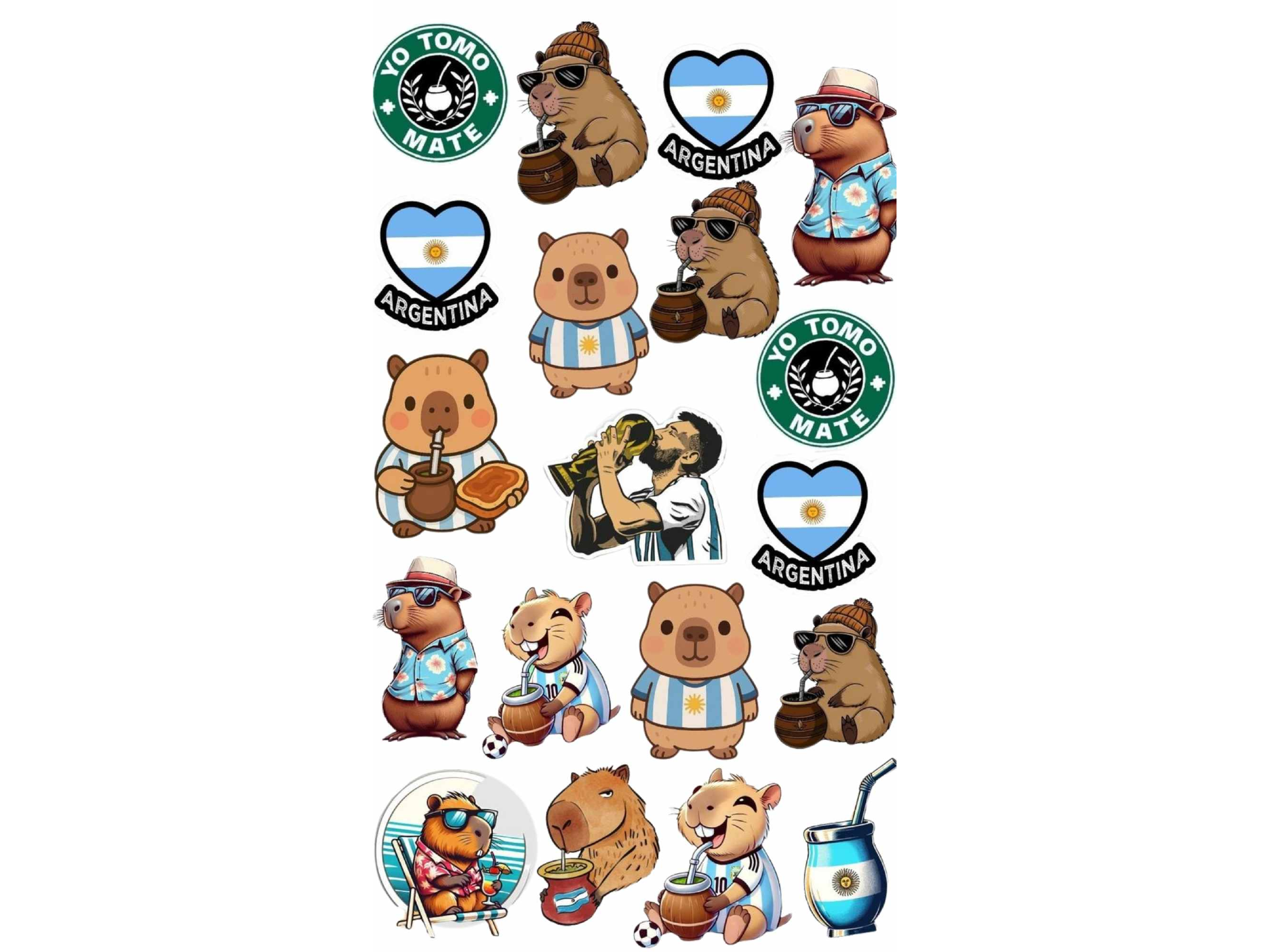 PASION ARGENTINA (CAPIS Y MATES) COD.135