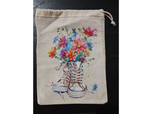Bolsa de lienzo estampada 12*15cm de ELI FABRIK