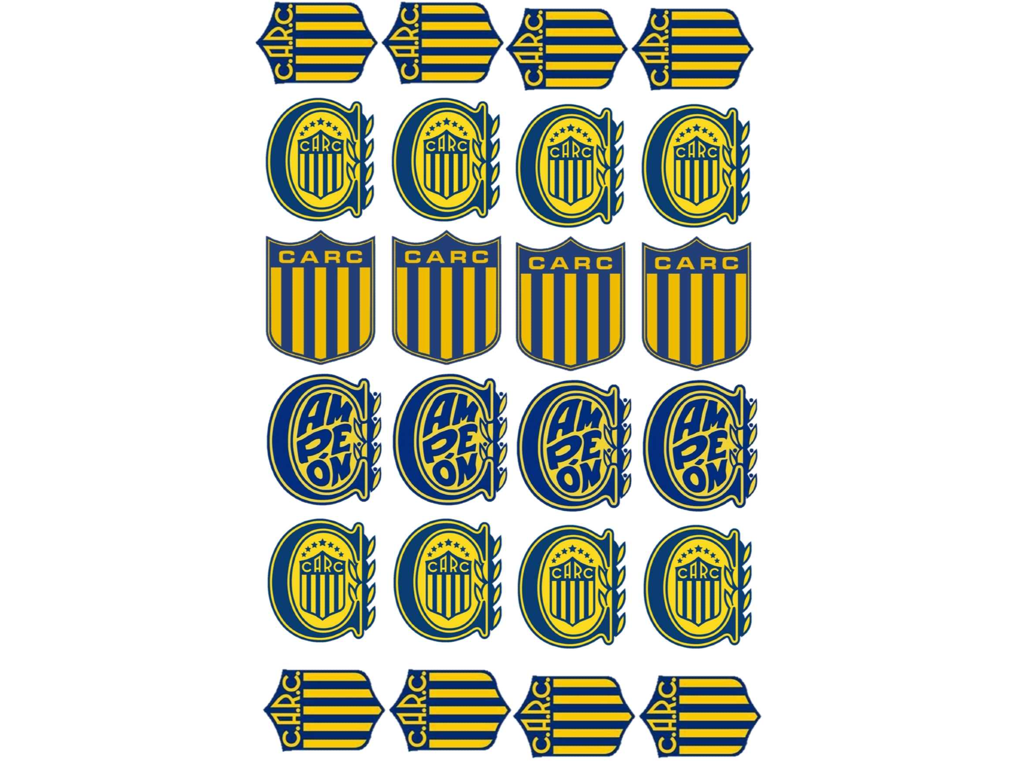 20X28CM ROSARIO CENTRAL X24 COD. G30
