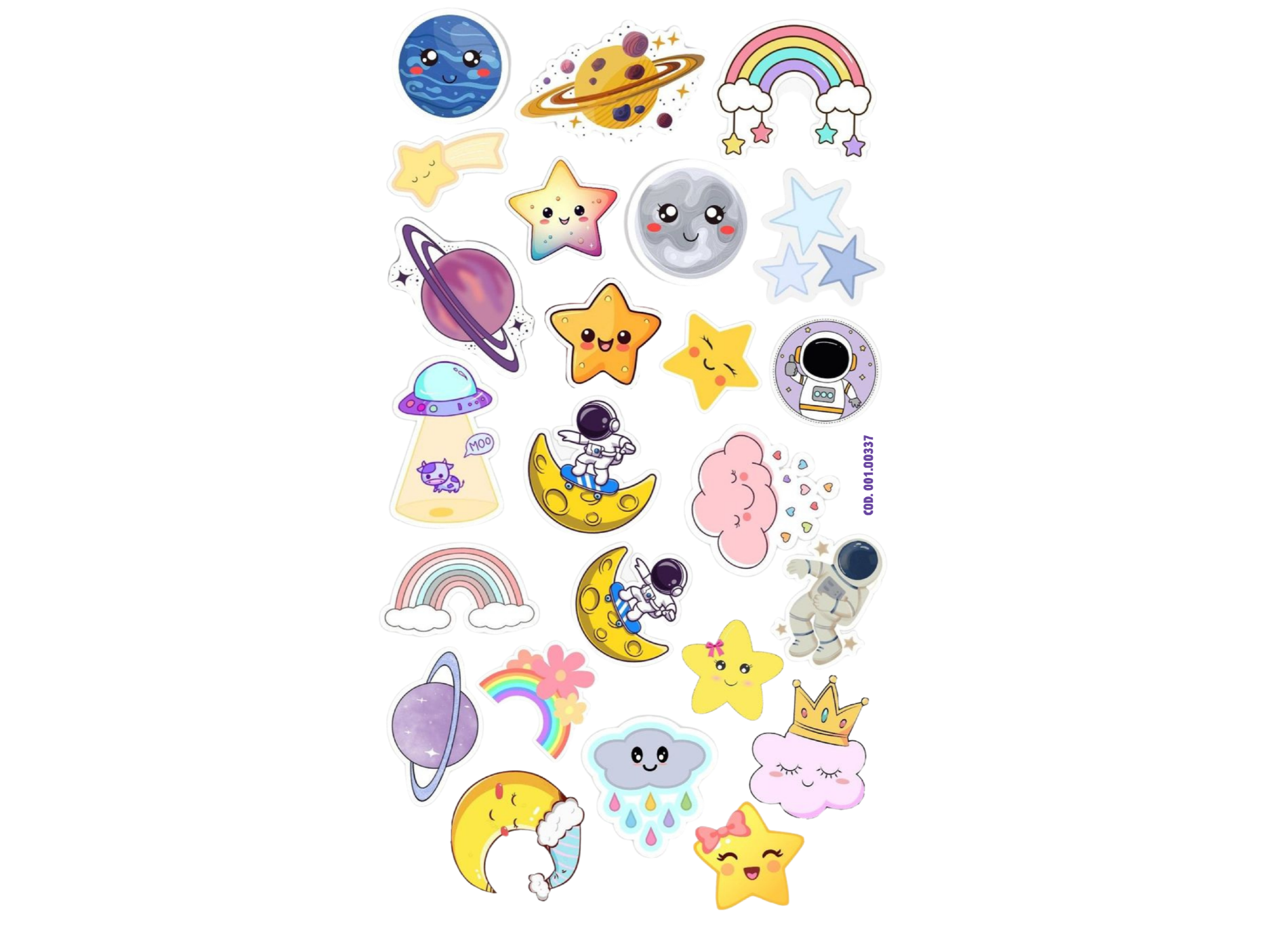 ESPACIO, CIELO, ESTRELLAS CHICOS COD.337