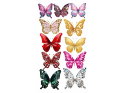 MARIPOSAS DISTINTOS COLORES (ROSAS) COD.306