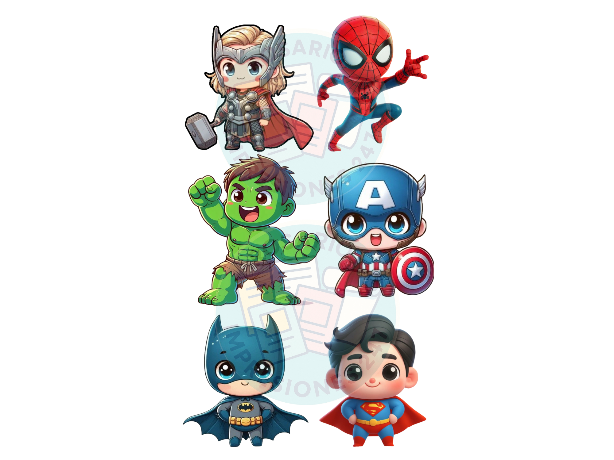 SUPERHEROES X 6 COD.57