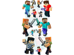 MINECRAFT MUÑECOS GRANDES Y PEQUEÑOS COD.75