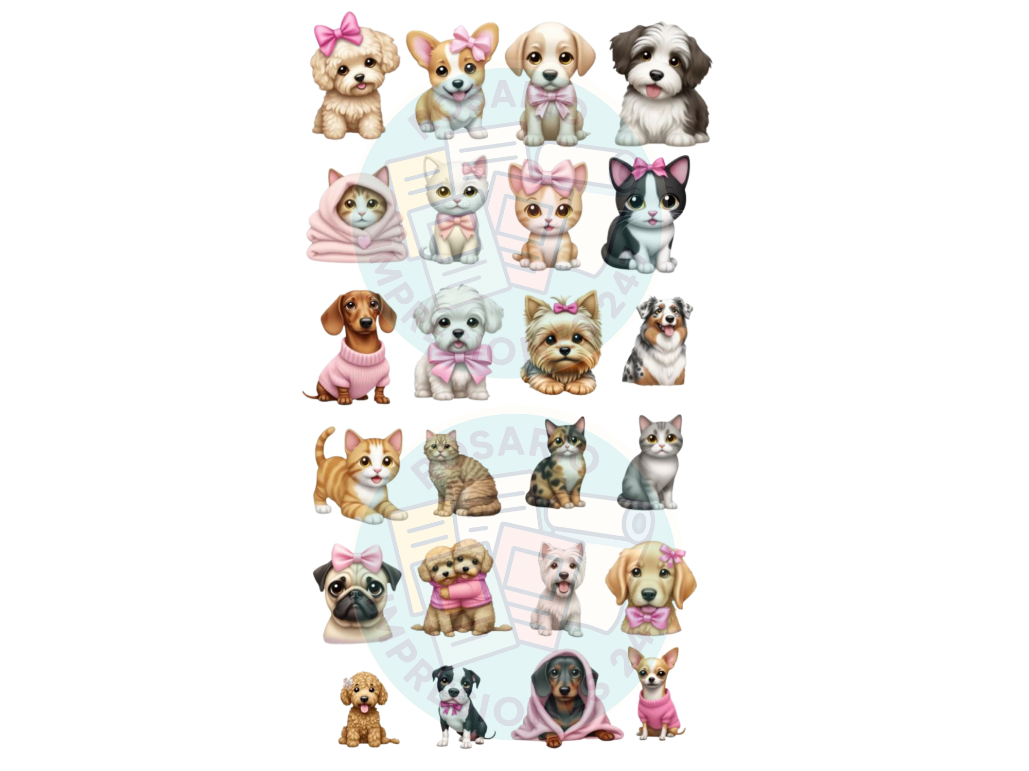 MIX DE PERRITOS Y GATITOS COD.207