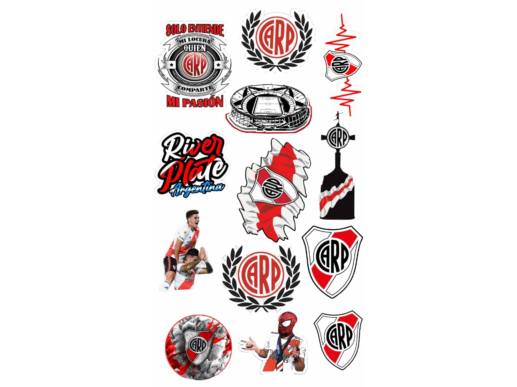 RIVER MEDIANOS SURTIDOS (ESTADIO Y LATIDO) COD.86