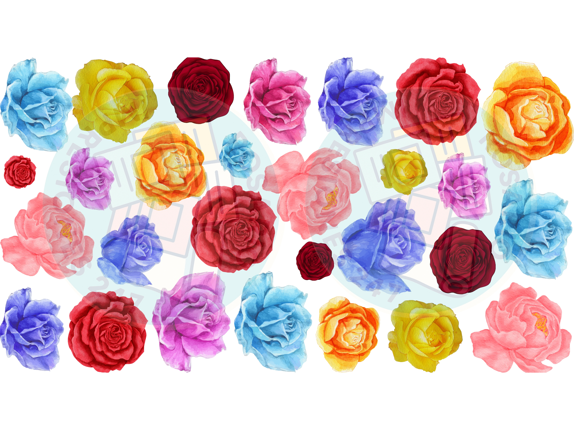 ROSAS CHICAS DE COLORES COD.234