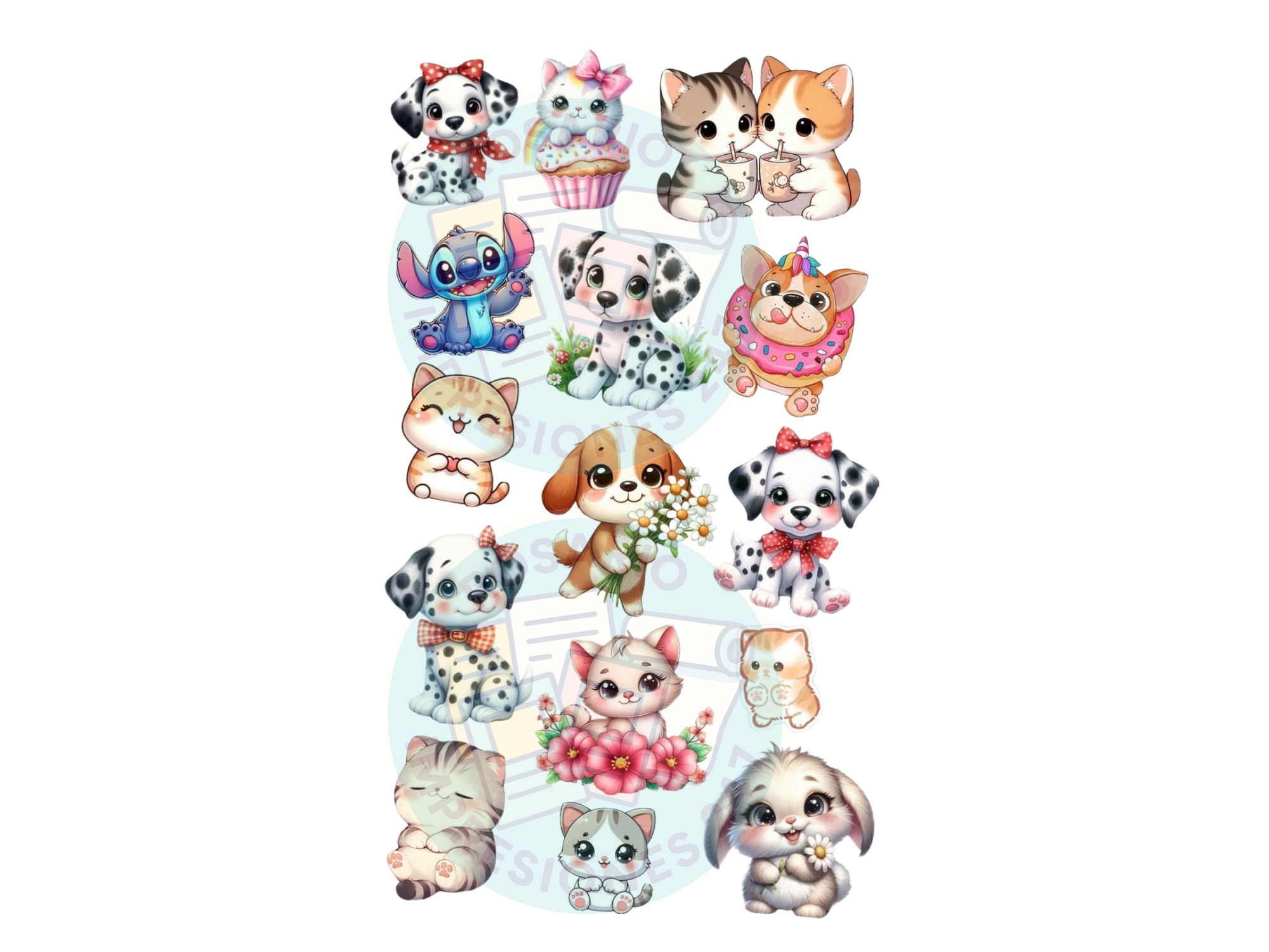 MIX DE PERROS Y GATOS MIMOSOS COD.209