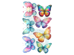 MARIPOSAS ANIMADAS DE COLORES X 7 COD.192