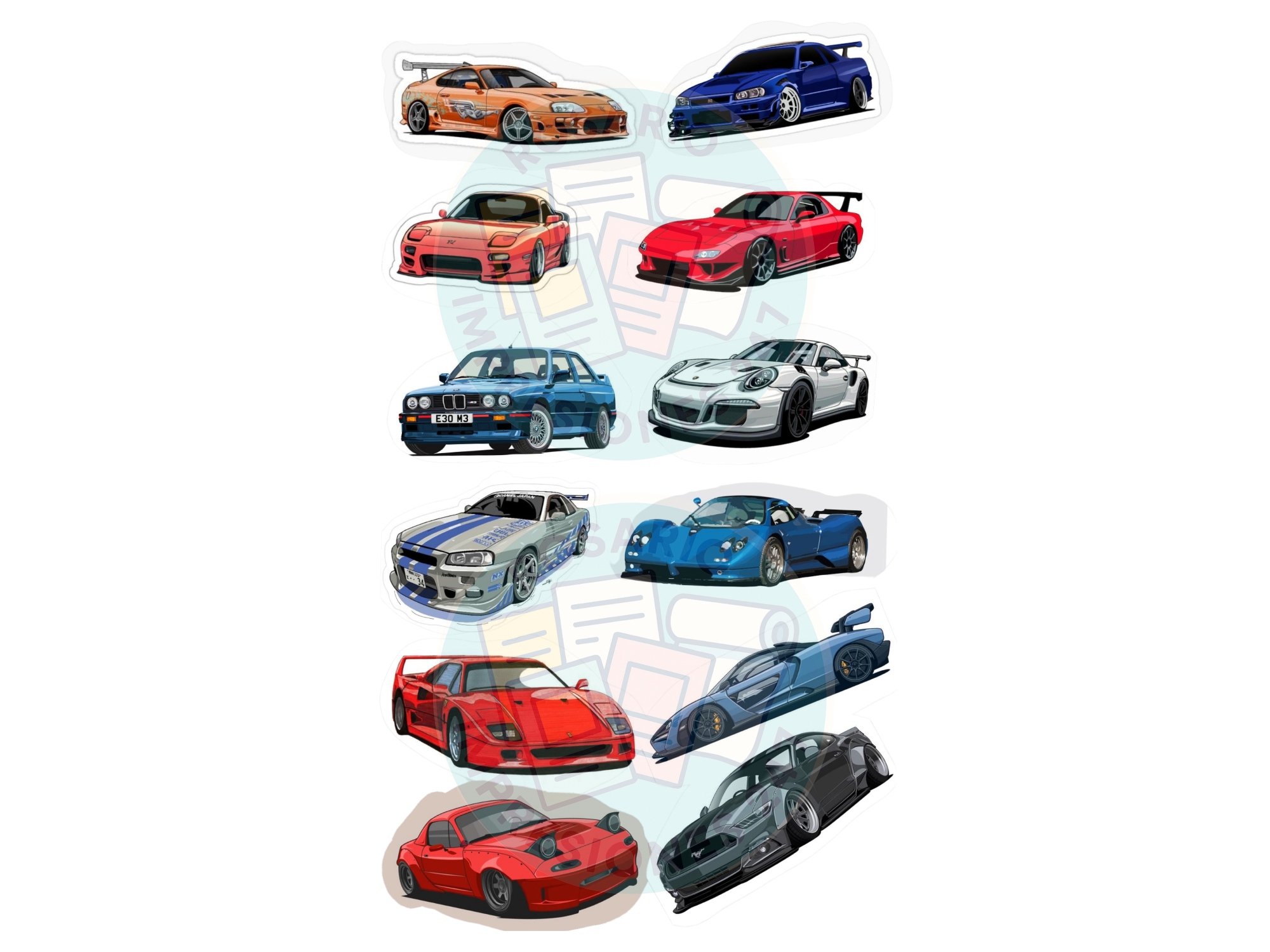 AUTOS DEPORTIVOS X 12 COD.103