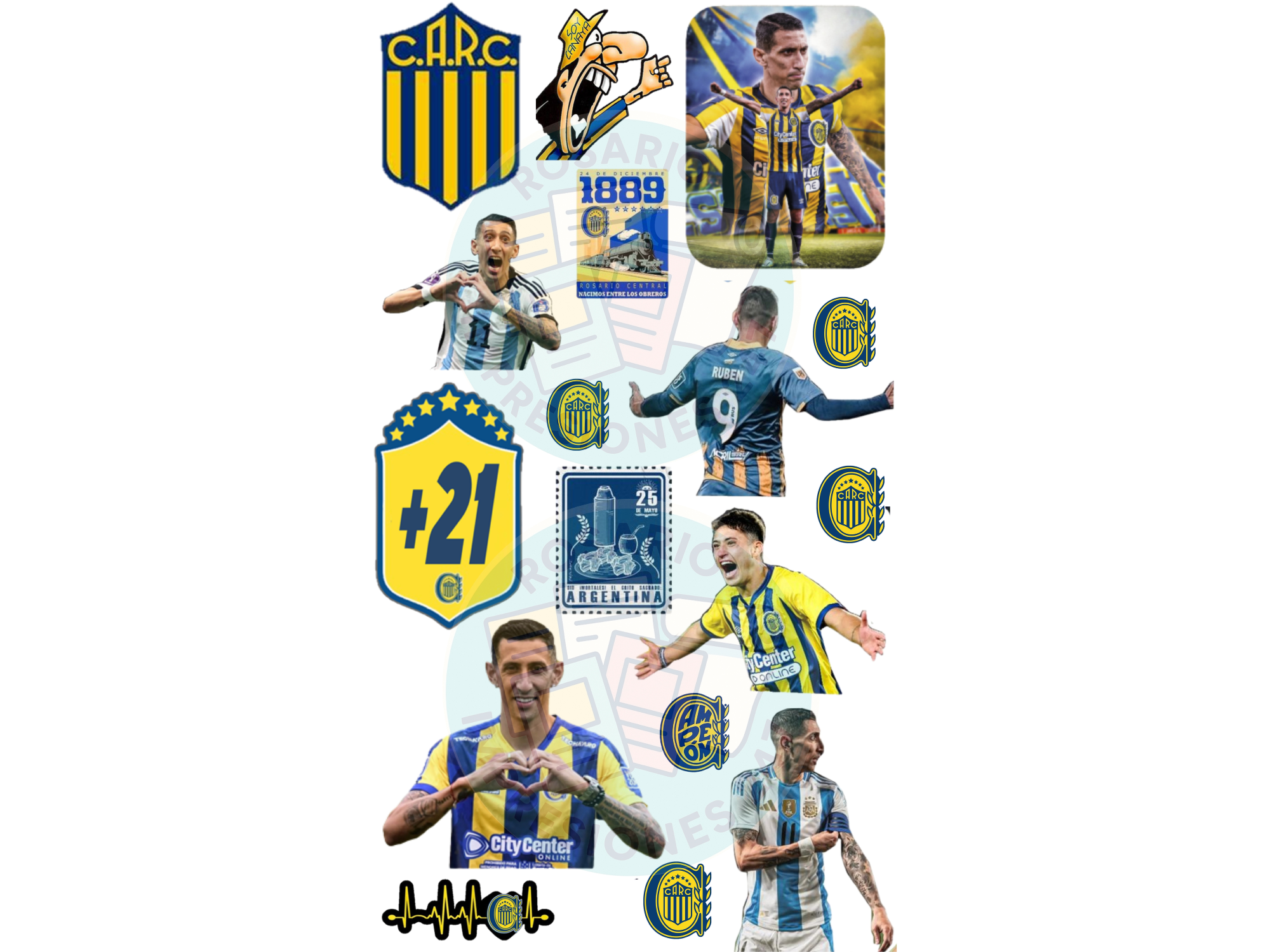 ROSARIOCENTRAL CON JUGADORES COD.225