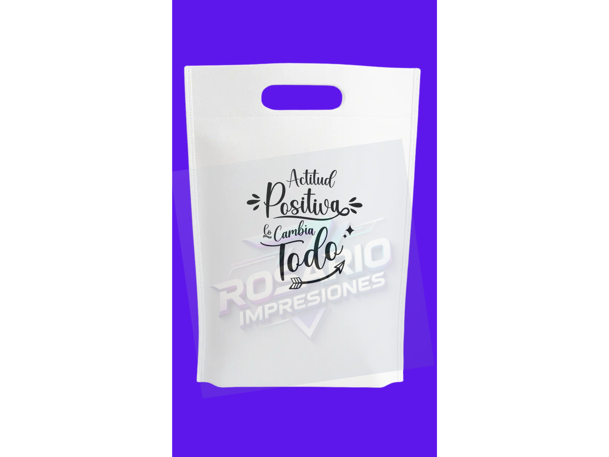 10 Bolsas de Friselina Estampada 20*30cm ACTITUD POSITIVA