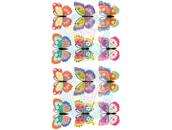 MARIPOSAS ANIMADAS DE COLORES X 12 COD.202