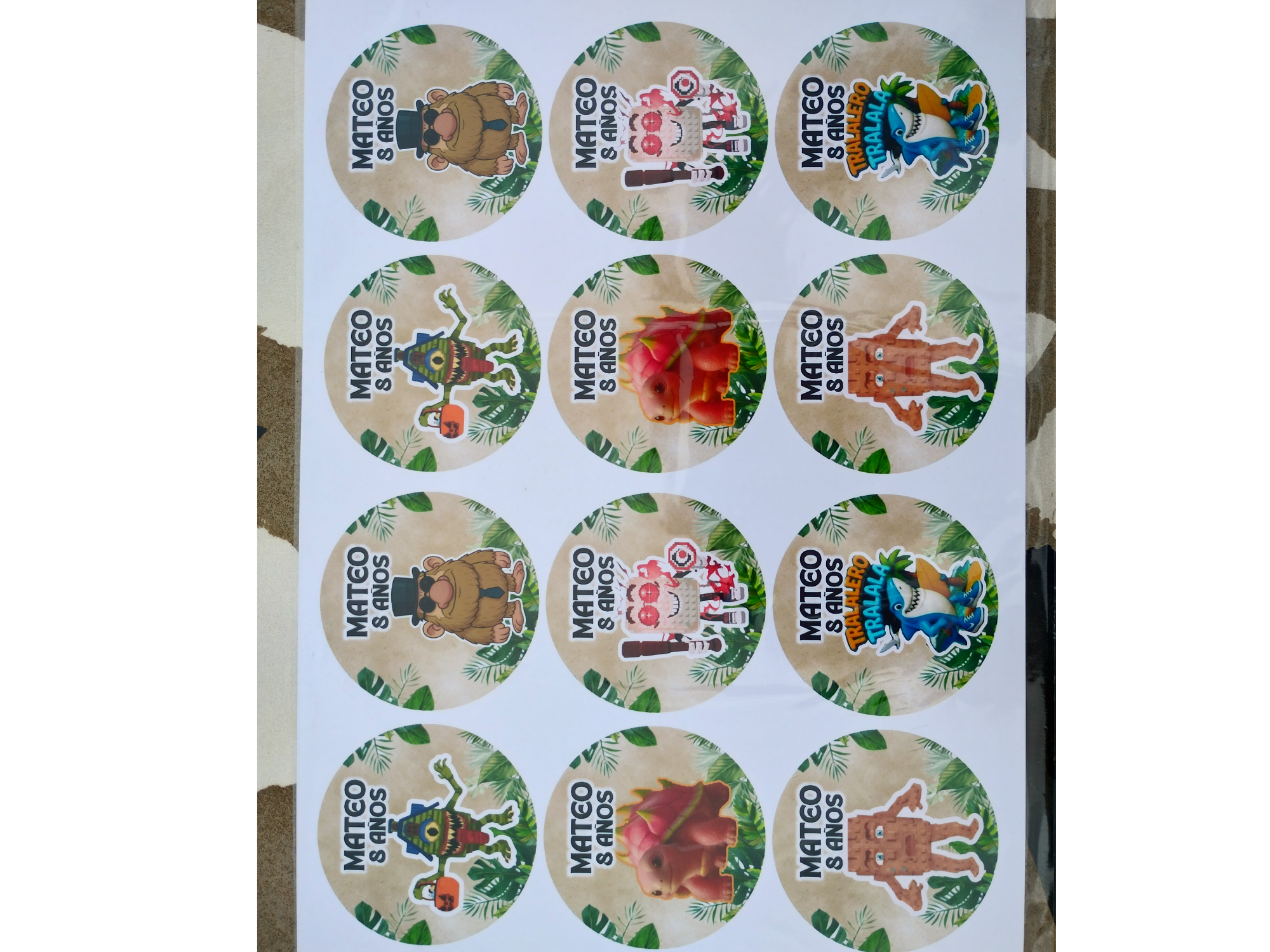 FOTOGRÁFICO ADHESIVO  A4