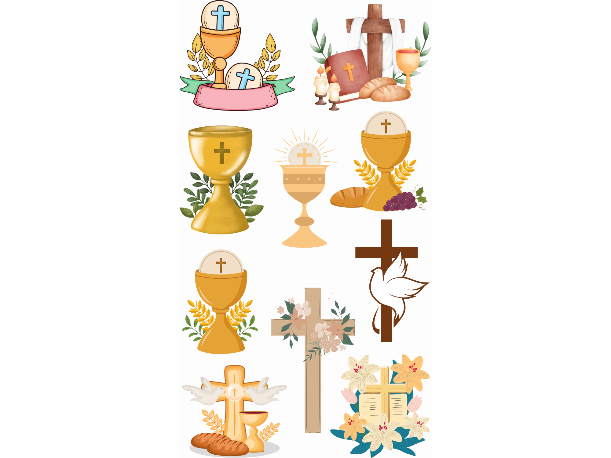 COMUNION CALIZ CRUZ CELESTE COD.368