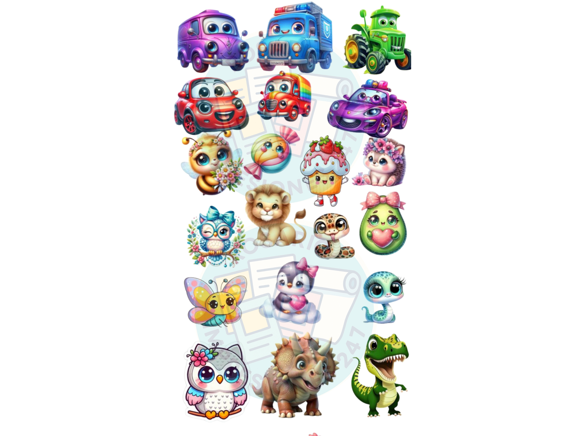 MIX VEHICULOS Y ANIMALES COD.198