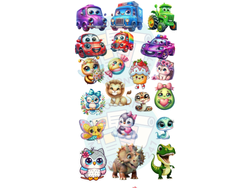 MIX VEHICULOS Y ANIMALES COD.198