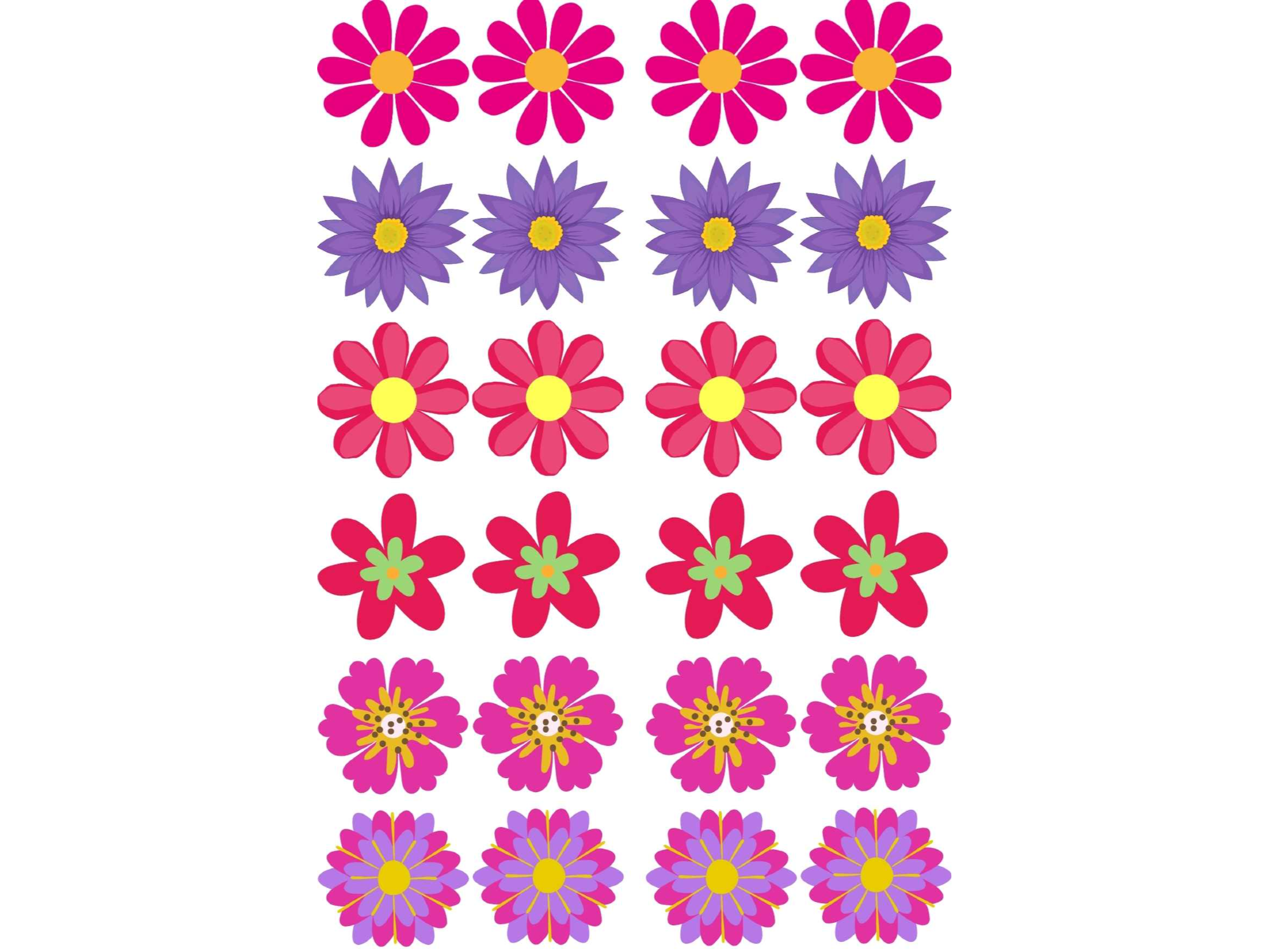 20X28CM FLORES SURTIDAS X24 COD. G13