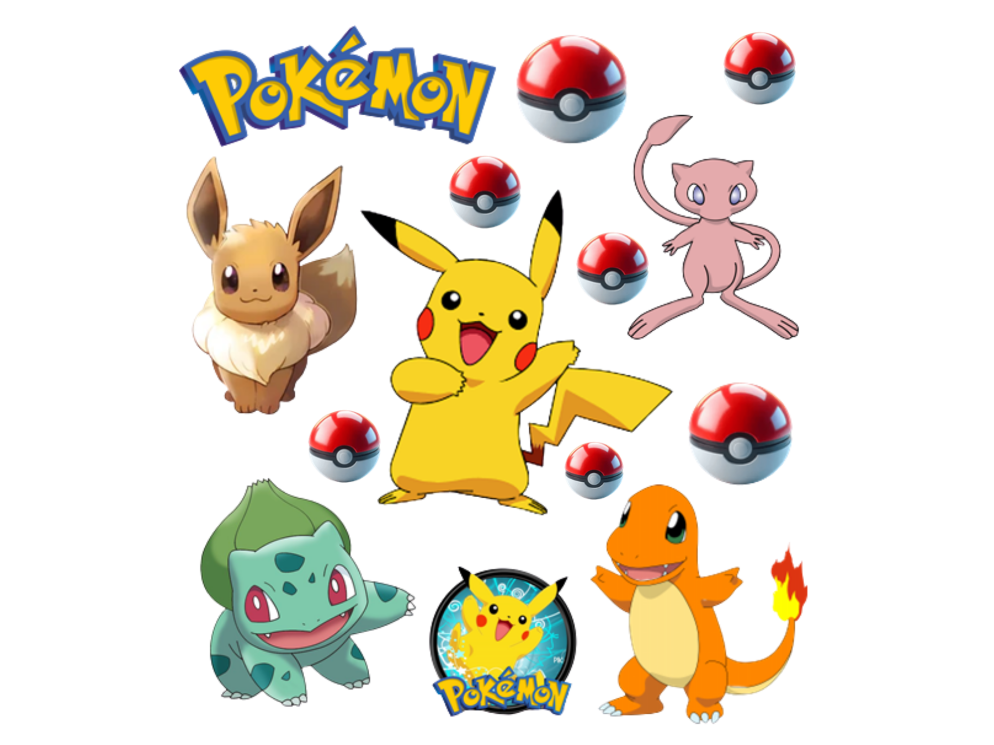STICKERS 9X10CM POKEMON COD.1