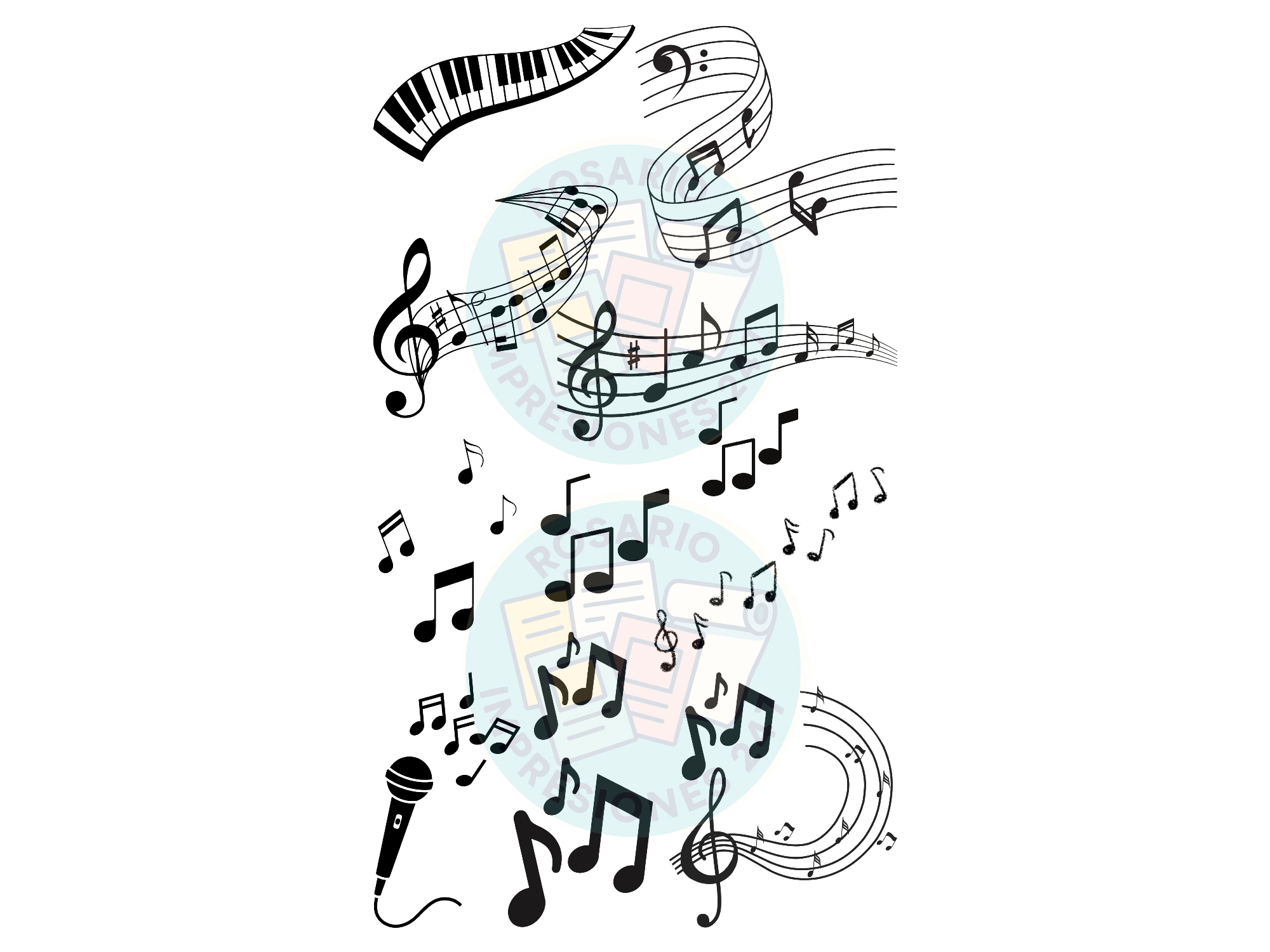 NOTAS MUSICALES COD.30