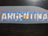 PALABRA ARGENTINA 19CM X 3,5CM