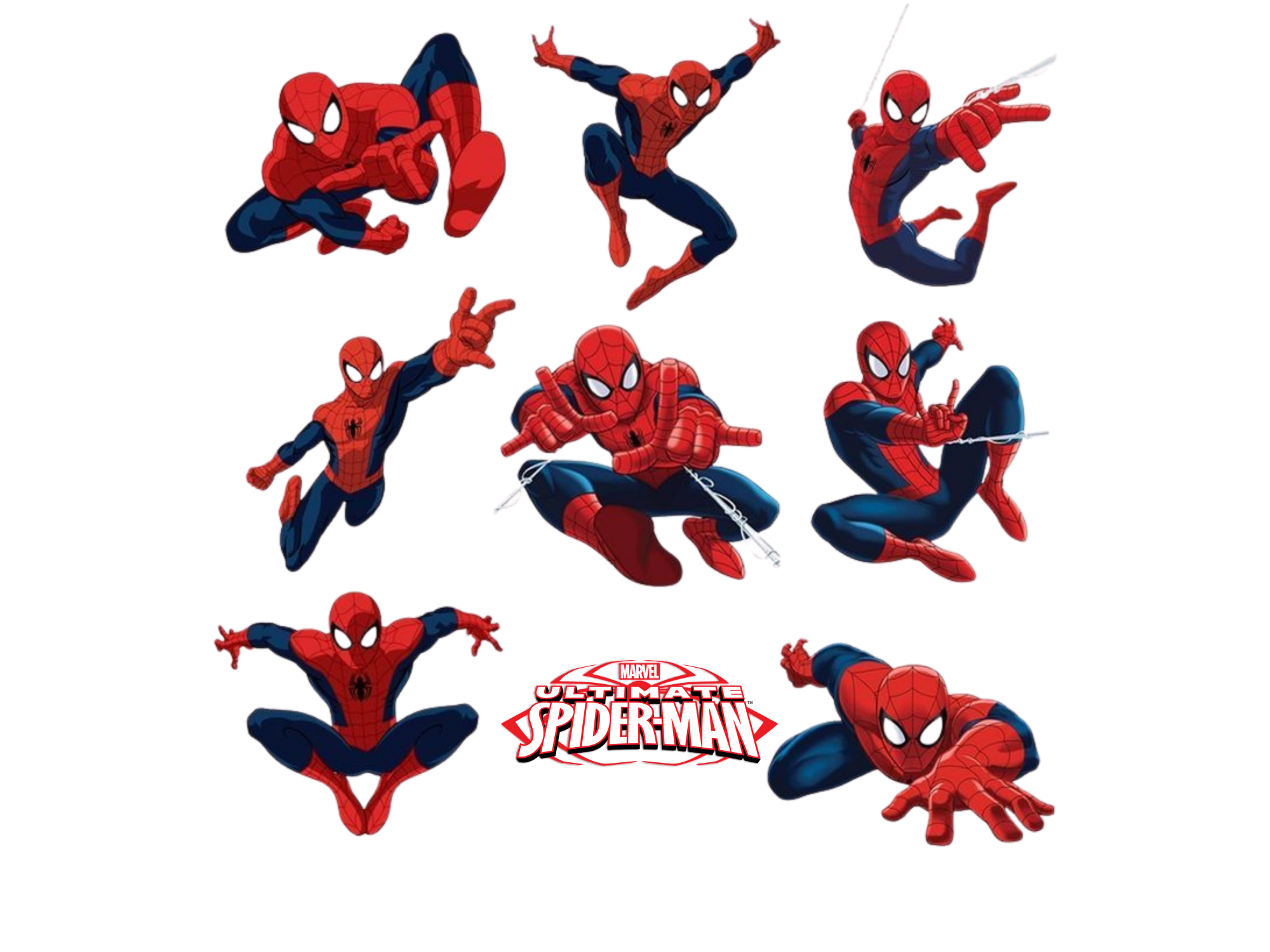 STICKERS 9X10CM HOMBRE ARAÑA COD.16