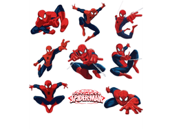 STICKERS 9X10CM HOMBRE ARAÑA COD.16