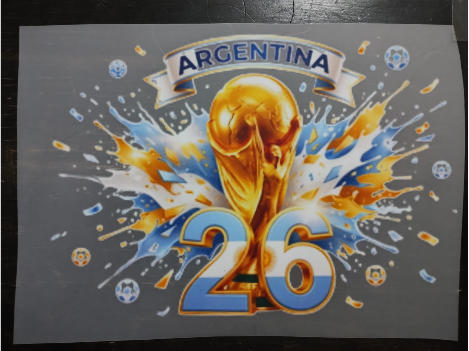 COPA DEL MUNDO ARGENTINA 26 24CM X 16,5CM
