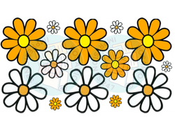 MARGARITAS AMARILLAS Y BLANCAS GRANDES COD. 42