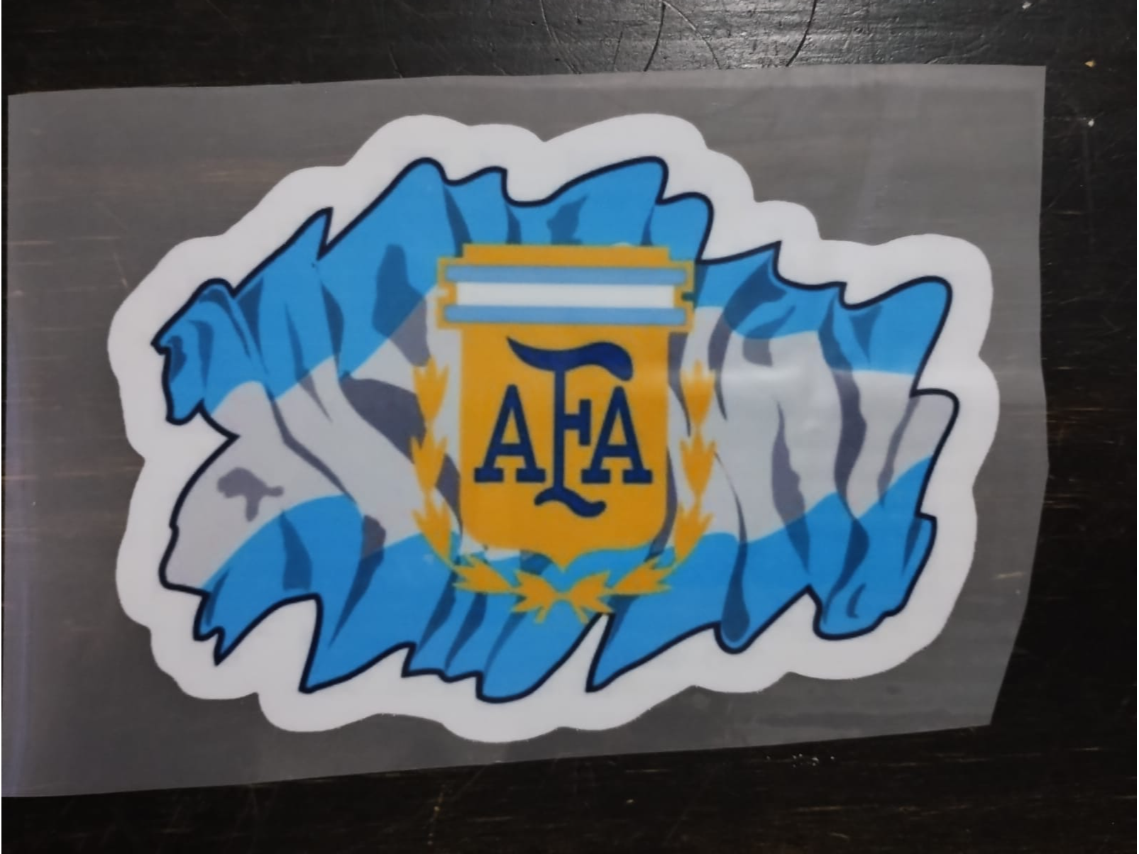 BANDERA ARGENTINA AFA A6CM X 11CM