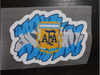 BANDERA ARGENTINA AFA A6CM X 11CM