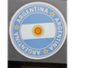 ARGENTINA CIRCULAR + BANDERA 18 CM DIAMETRO