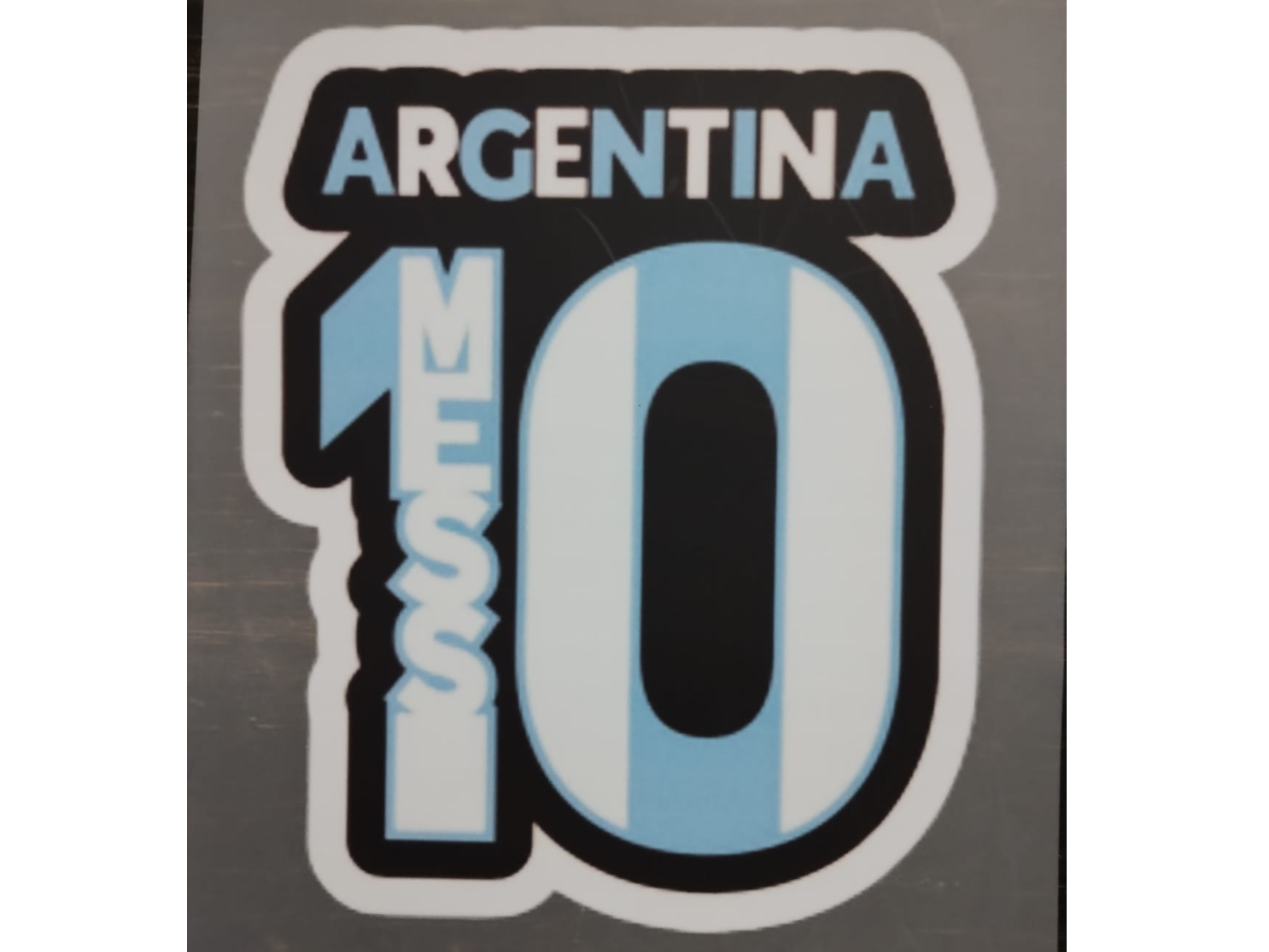 N10 MESSI  14,5CM X 17CM