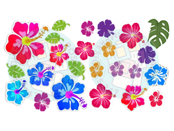 FLORES CON PISTILOS COLORES VARIOS COD.83