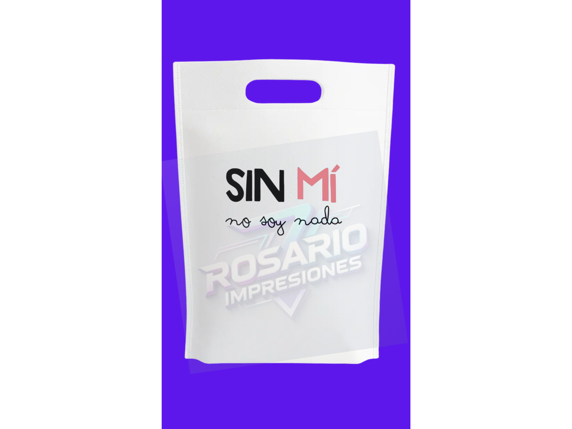 10 Bolsas de Friselina Estampada 20*30cm SIN MI NO SOY NADA