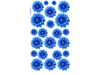 FLORES CELESTE FUERTE COD. 323