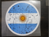 BANDERA ARGENTINA CIRCULAR 19CM DIAMETRO