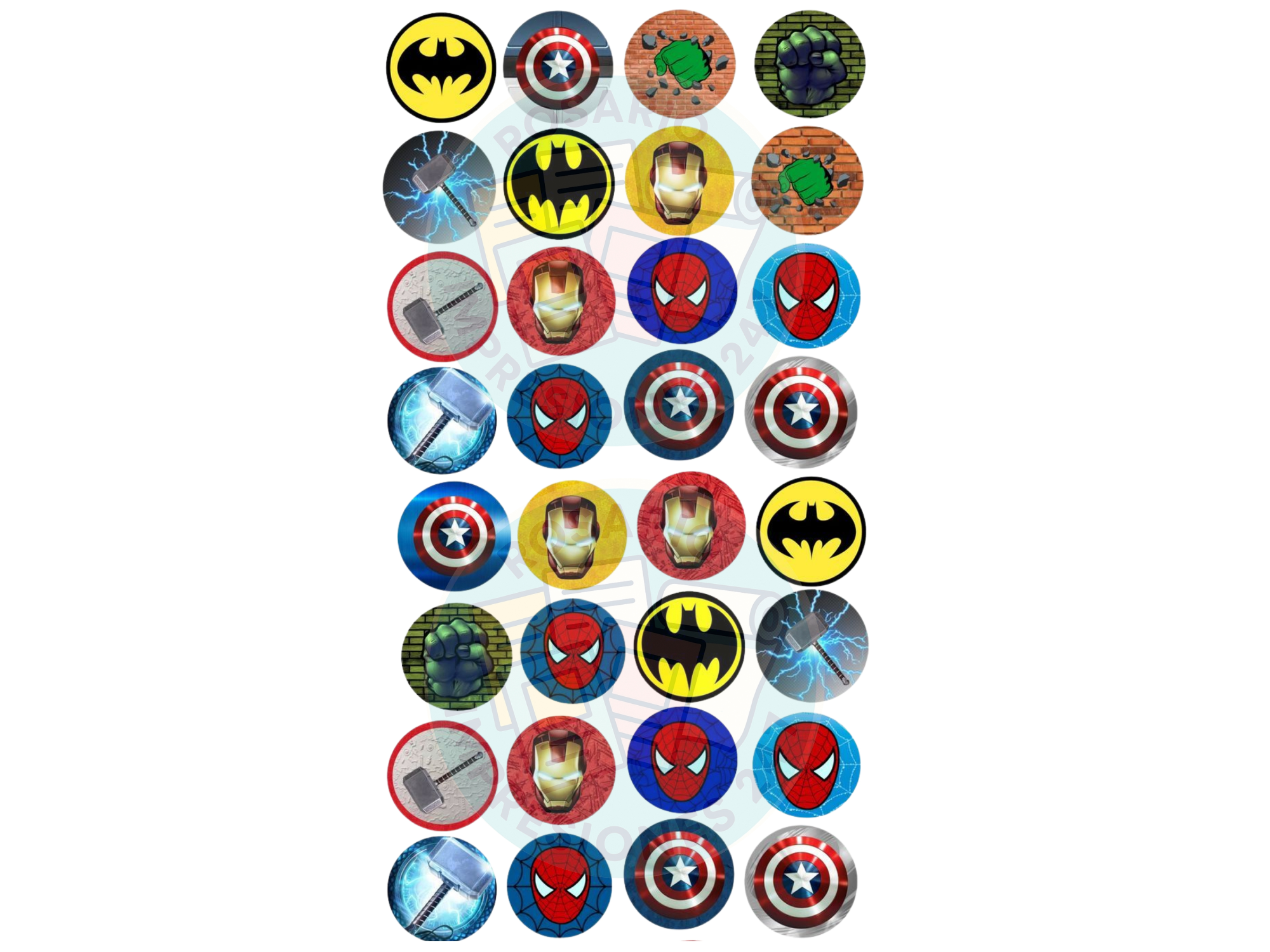 LOGOS SUPERHEROES COD.54